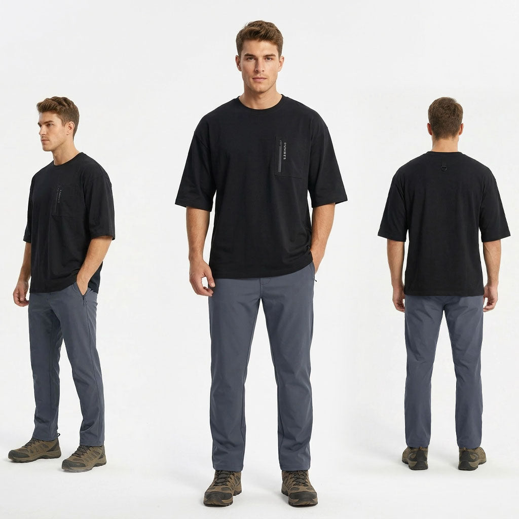 HUMMER MENS CASUAL OUTDOOR LONG PANTS JOGGER H0095