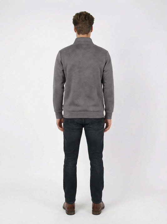 HUMMER MENS LONG SLEEVE QUATER ZIP T SHIRT H0066