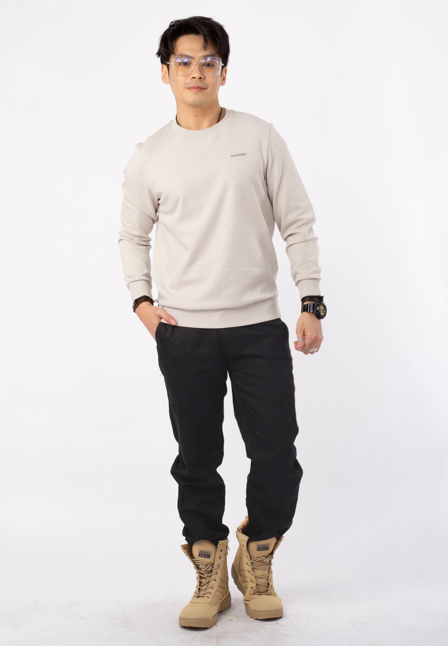 HUMMER LONG SLEEVE SWEATER H0033