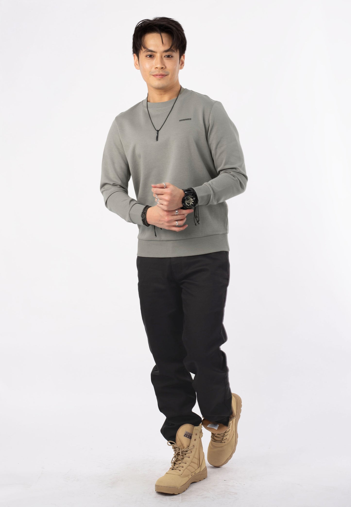 HUMMER LONG SLEEVE SWEATER H0033