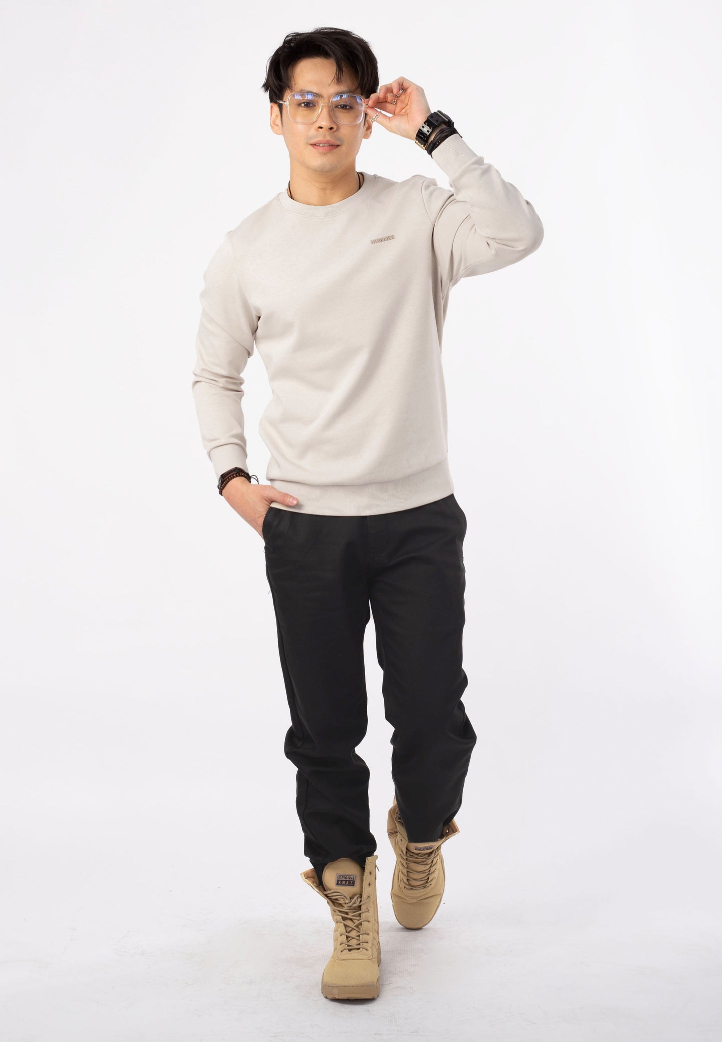 HUMMER LONG SLEEVE SWEATER H0033
