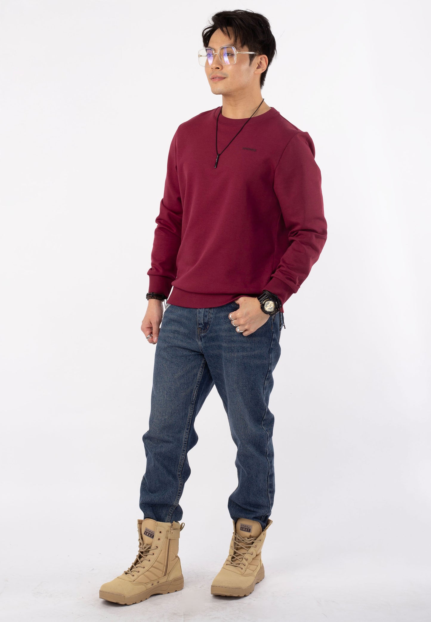 HUMMER LONG SLEEVE SWEATER H0033