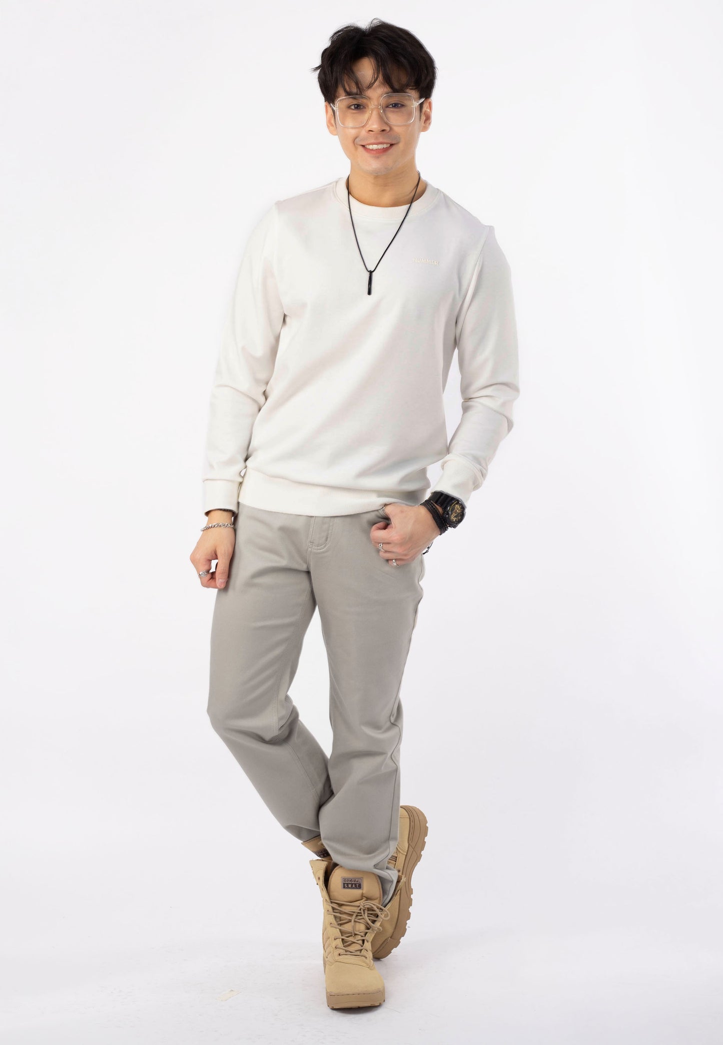 HUMMER LONG SLEEVE SWEATER H0033