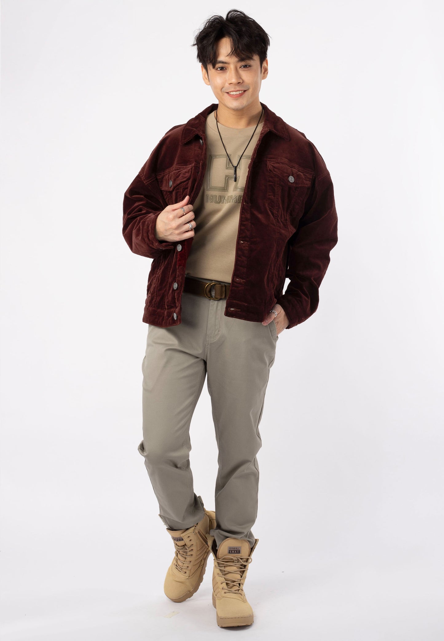 HUMMER LONG SLEEVE CORDUROY JACKET [OVERSIZE] H0019