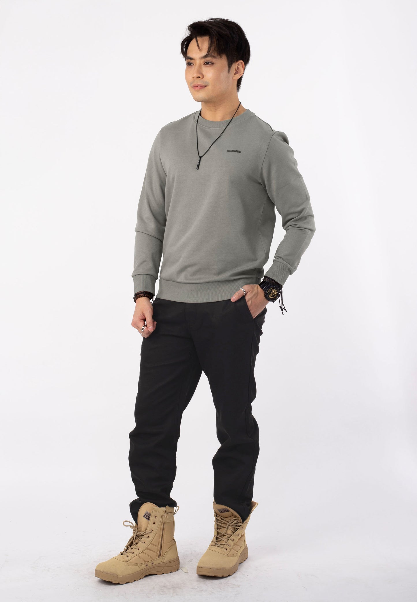 HUMMER LONG SLEEVE SWEATER H0033