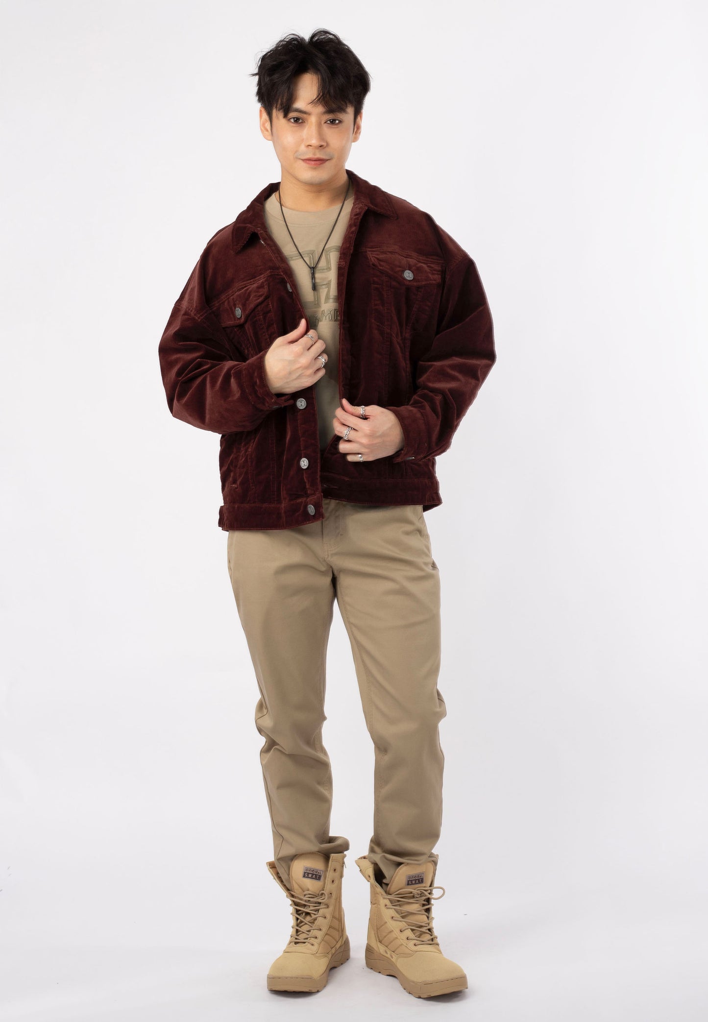 HUMMER LONG SLEEVE CORDUROY JACKET [OVERSIZE] H0019