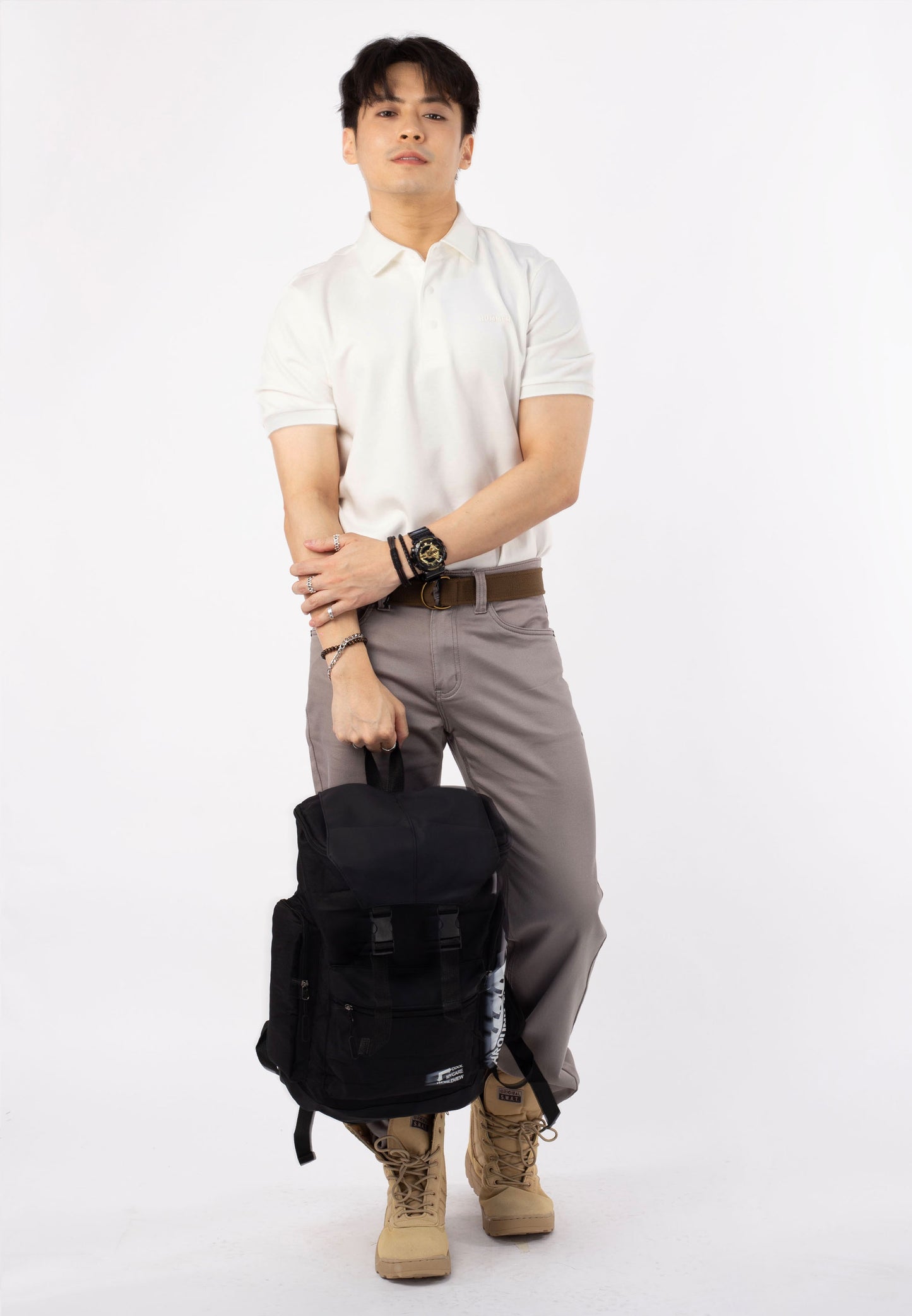 HUMMER SHORT SLEEVE POLO T SHIRT [SLIM FIT] H0030