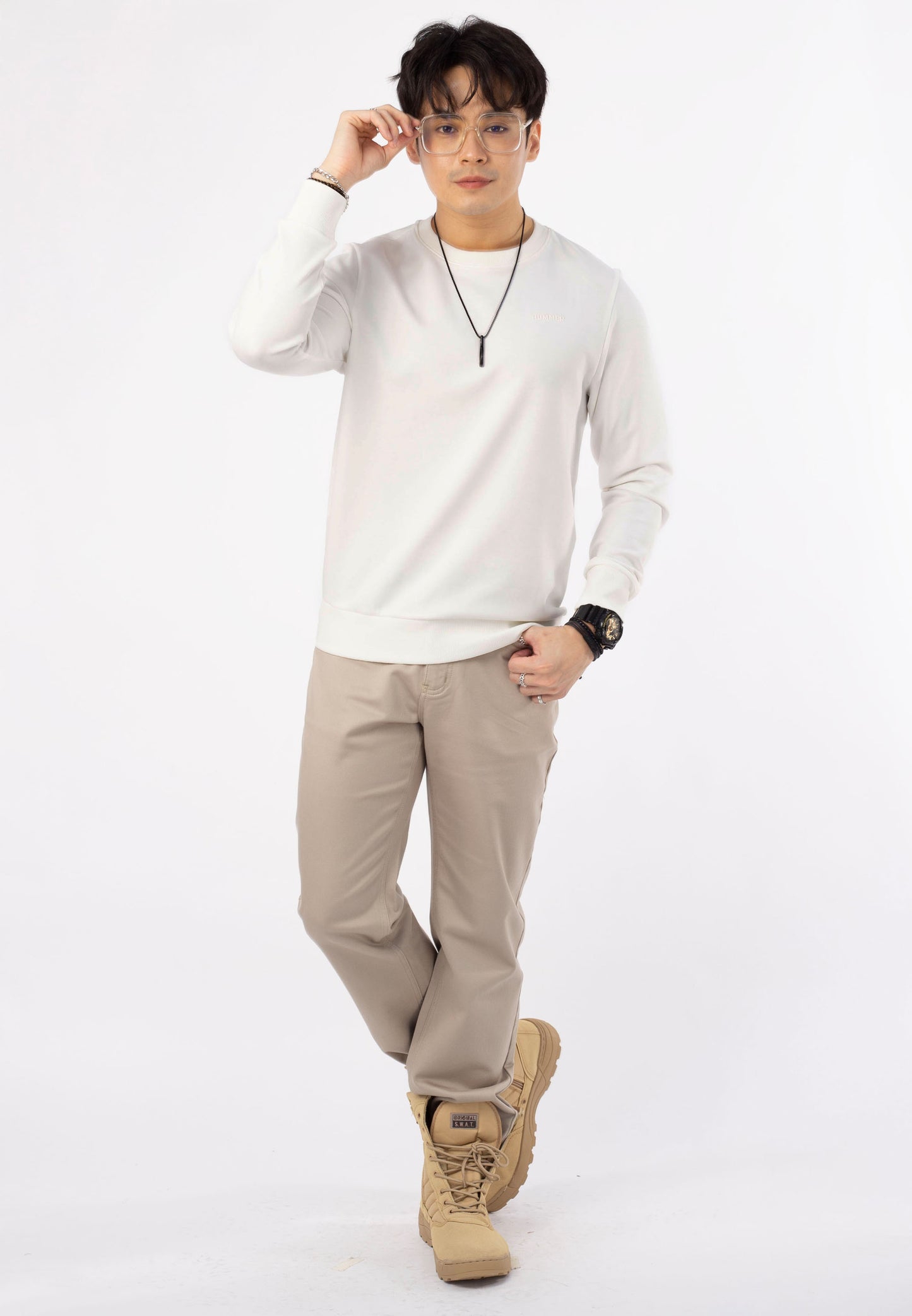HUMMER LONG SLEEVE SWEATER H0033