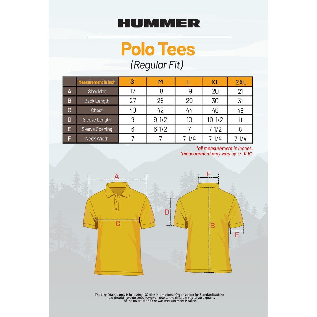 HUMMER POLO T SHIRT [REGULAR FIT] H0024