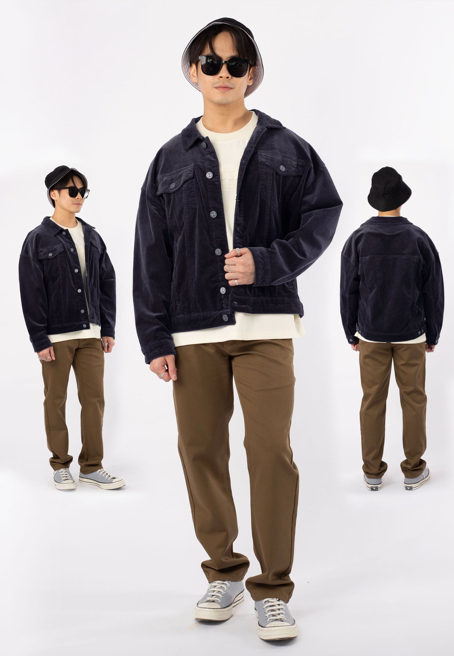 HUMMER LONG SLEEVE CORDUROY JACKET [OVERSIZE] H0019