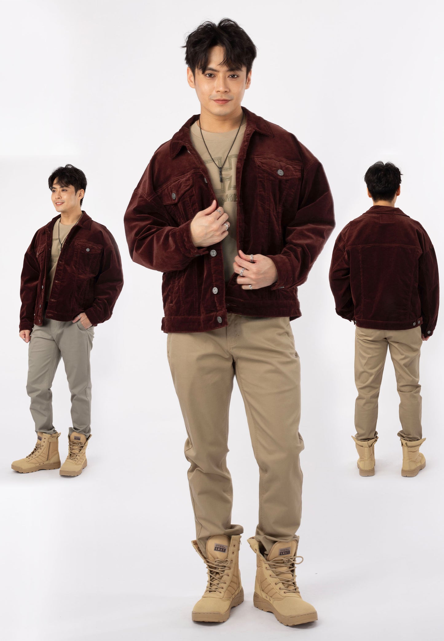 HUMMER LONG SLEEVE CORDUROY JACKET [OVERSIZE] H0019