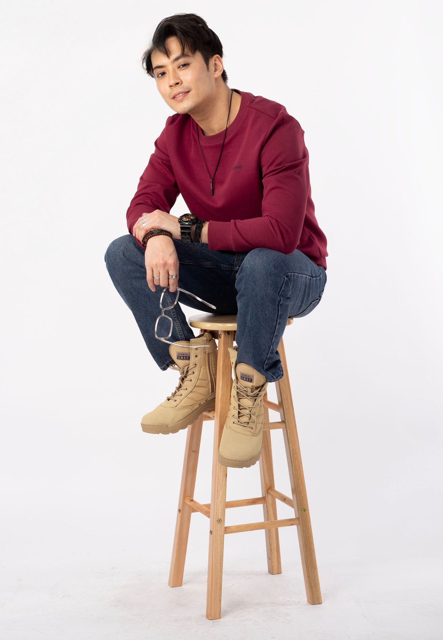 HUMMER LONG SLEEVE SWEATER H0033