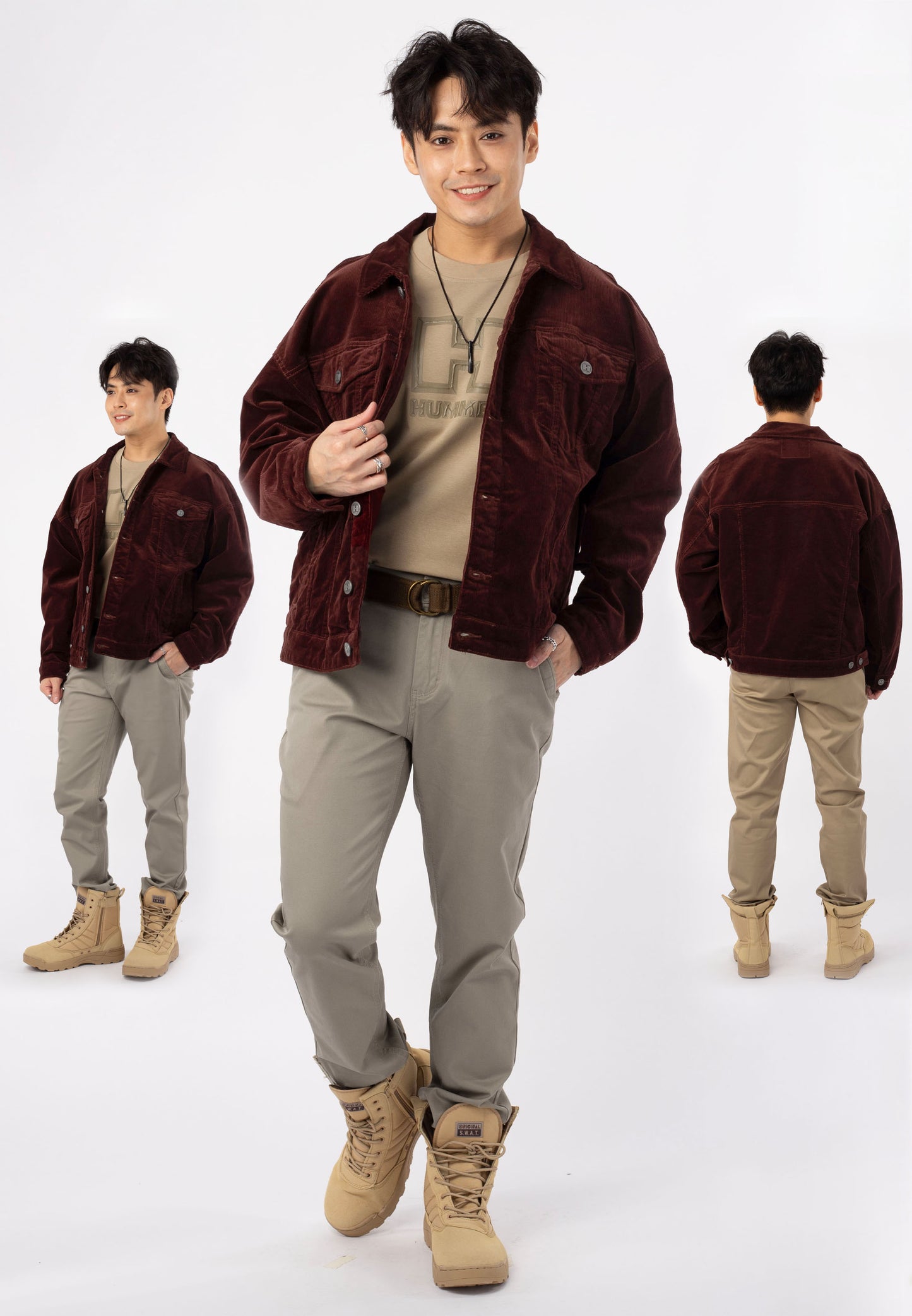 HUMMER LONG SLEEVE CORDUROY JACKET [OVERSIZE] H0019