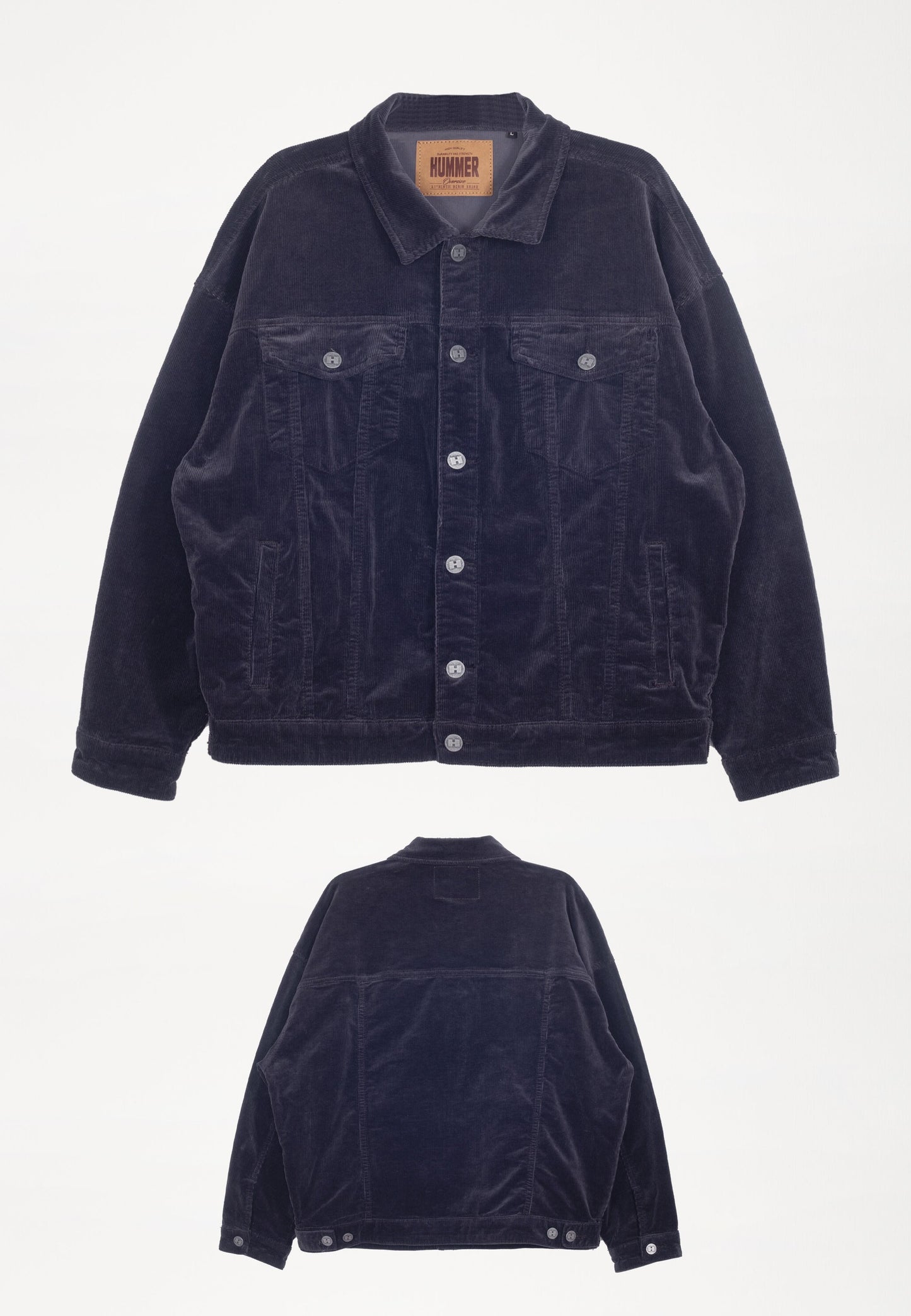 HUMMER LONG SLEEVE CORDUROY JACKET [OVERSIZE] H0019