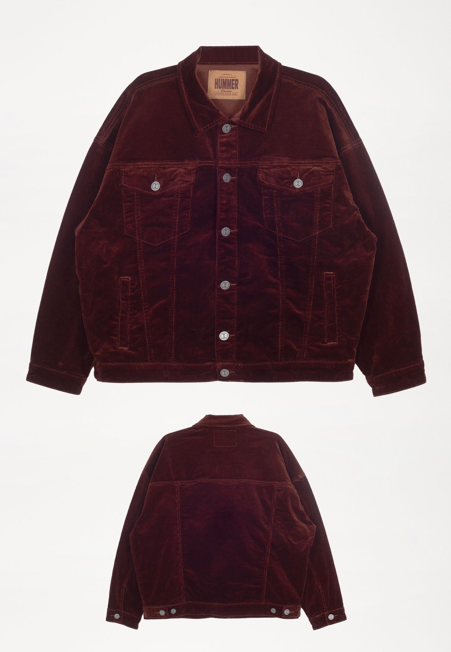 HUMMER LONG SLEEVE CORDUROY JACKET [OVERSIZE] H0019