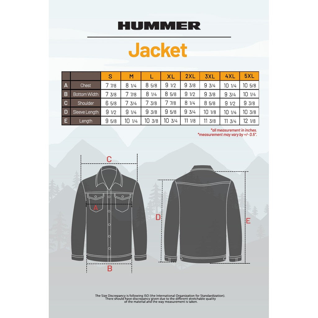 HUMMER MEN'S JACKET H0014