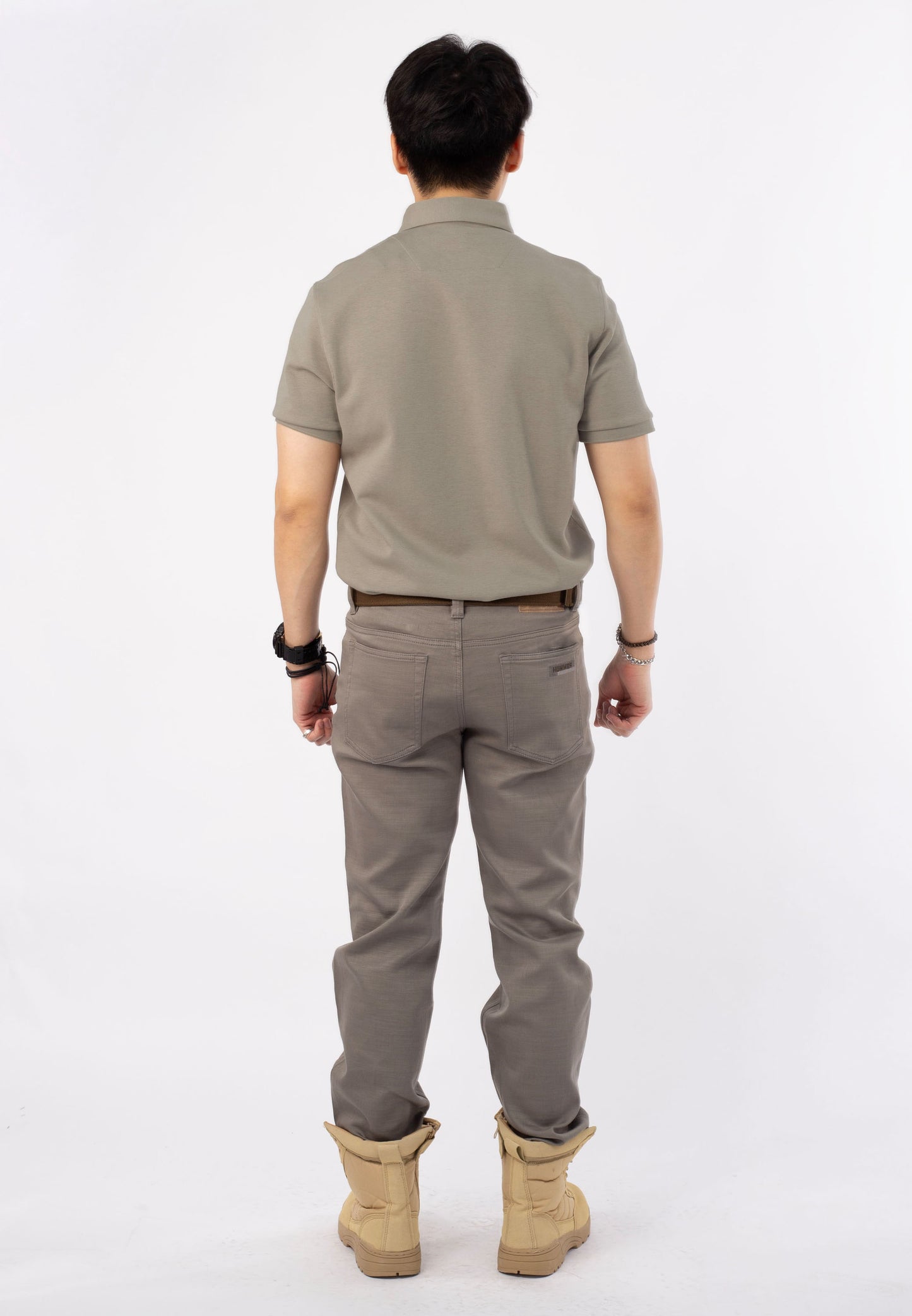 HUMMER SHORT SLEEVE POLO T SHIRT [SLIM FIT] H0030