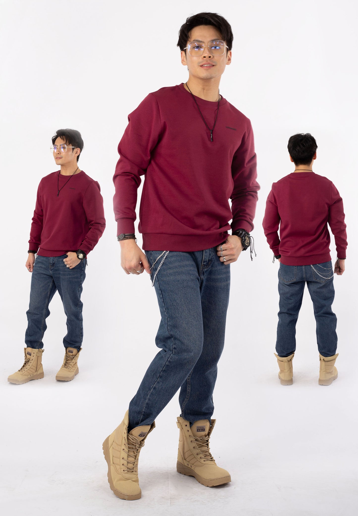 HUMMER LONG SLEEVE SWEATER H0033