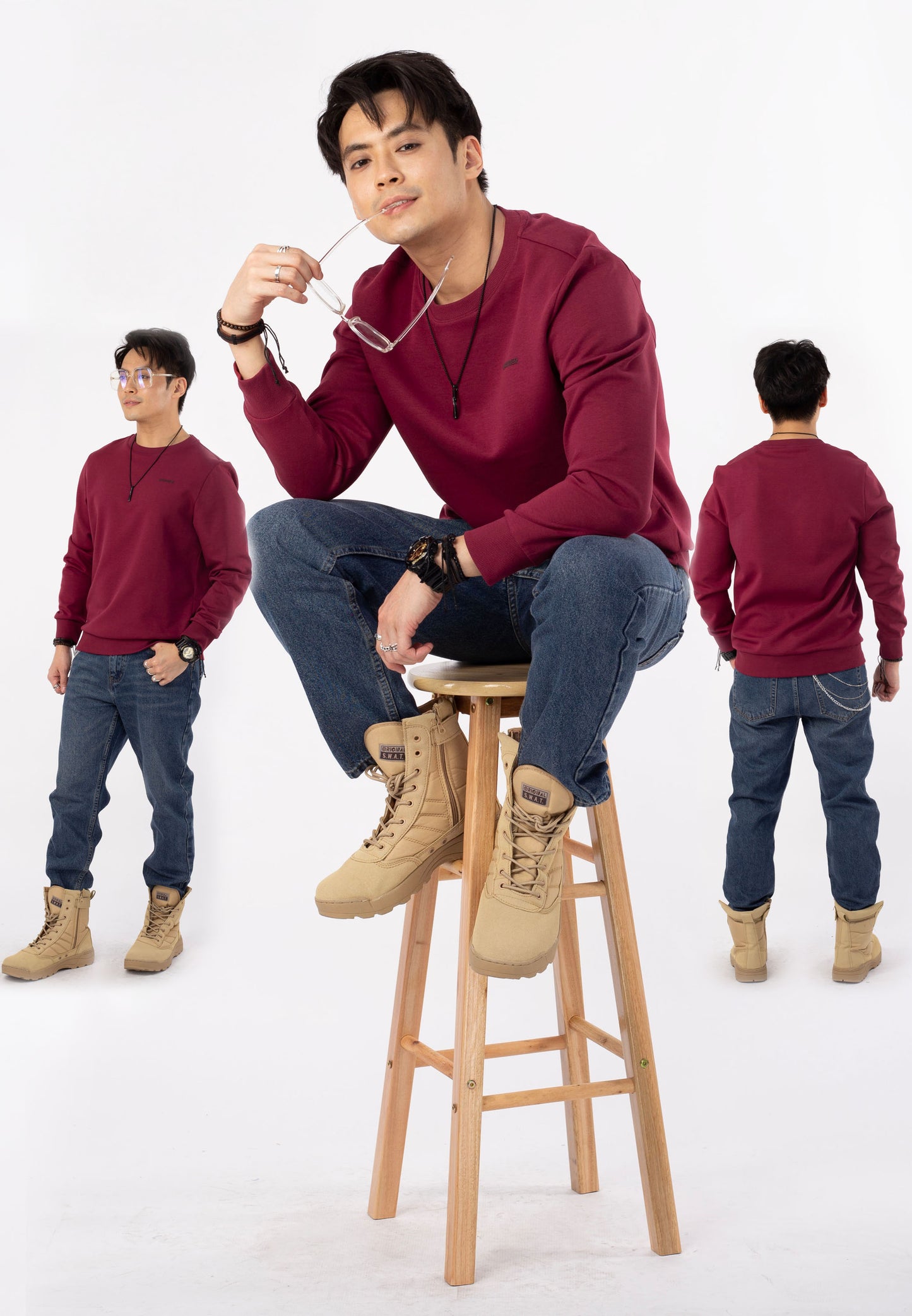 HUMMER LONG SLEEVE SWEATER H0033