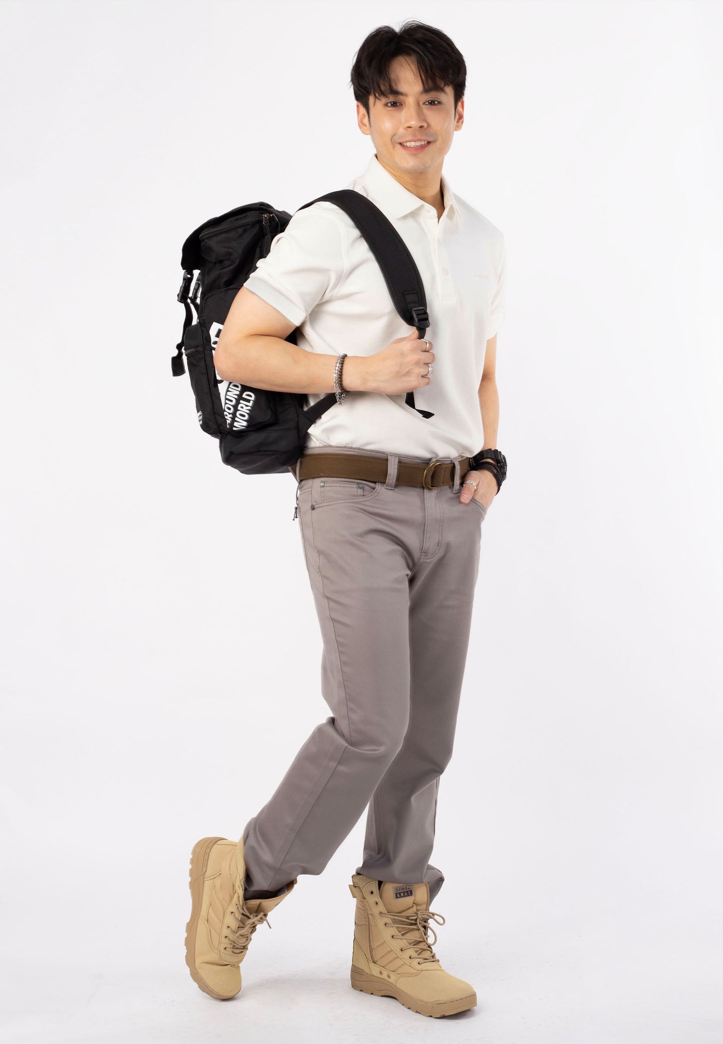 HUMMER SHORT SLEEVE POLO T SHIRT [SLIM FIT] H0030