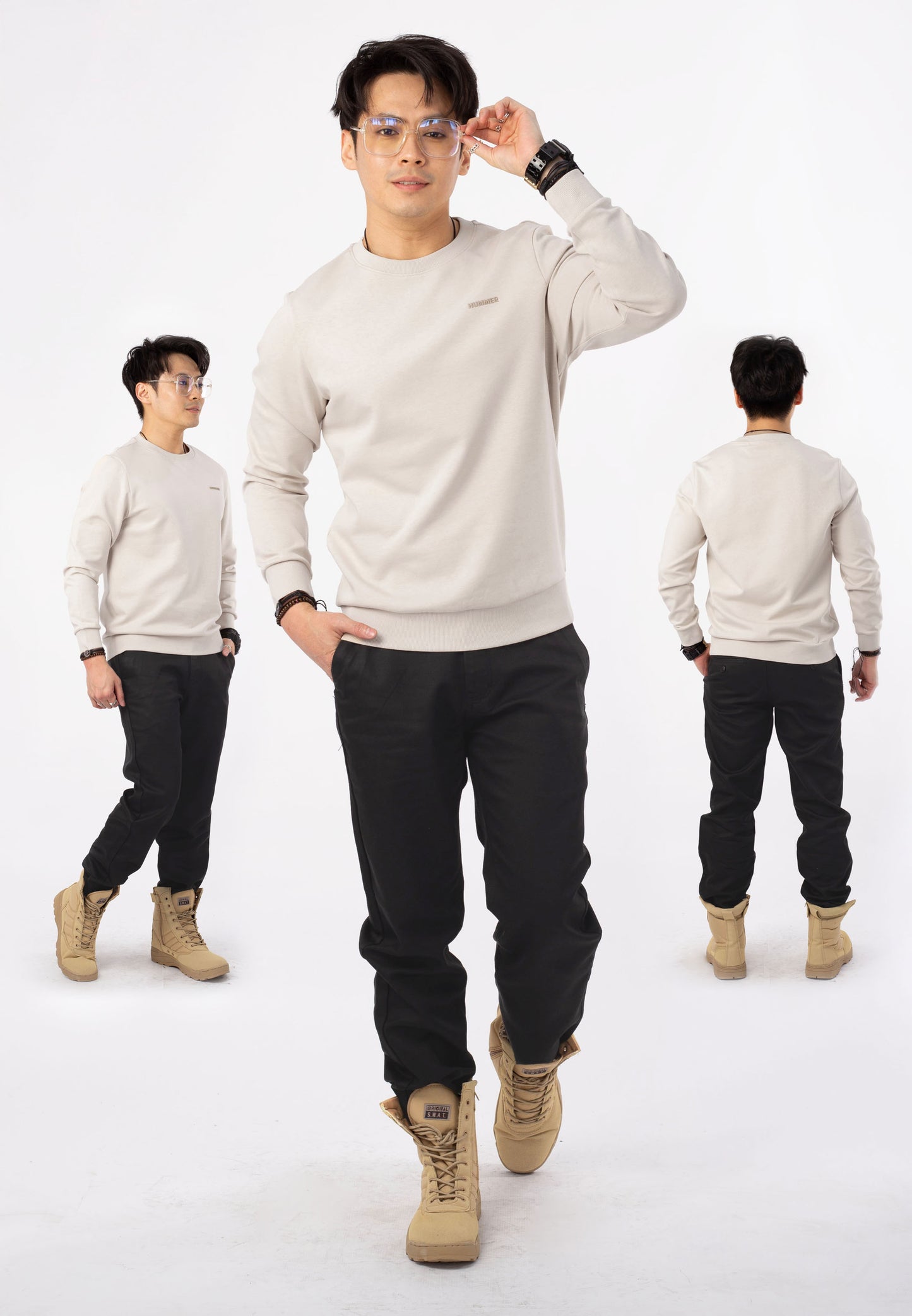 HUMMER LONG SLEEVE SWEATER H0033