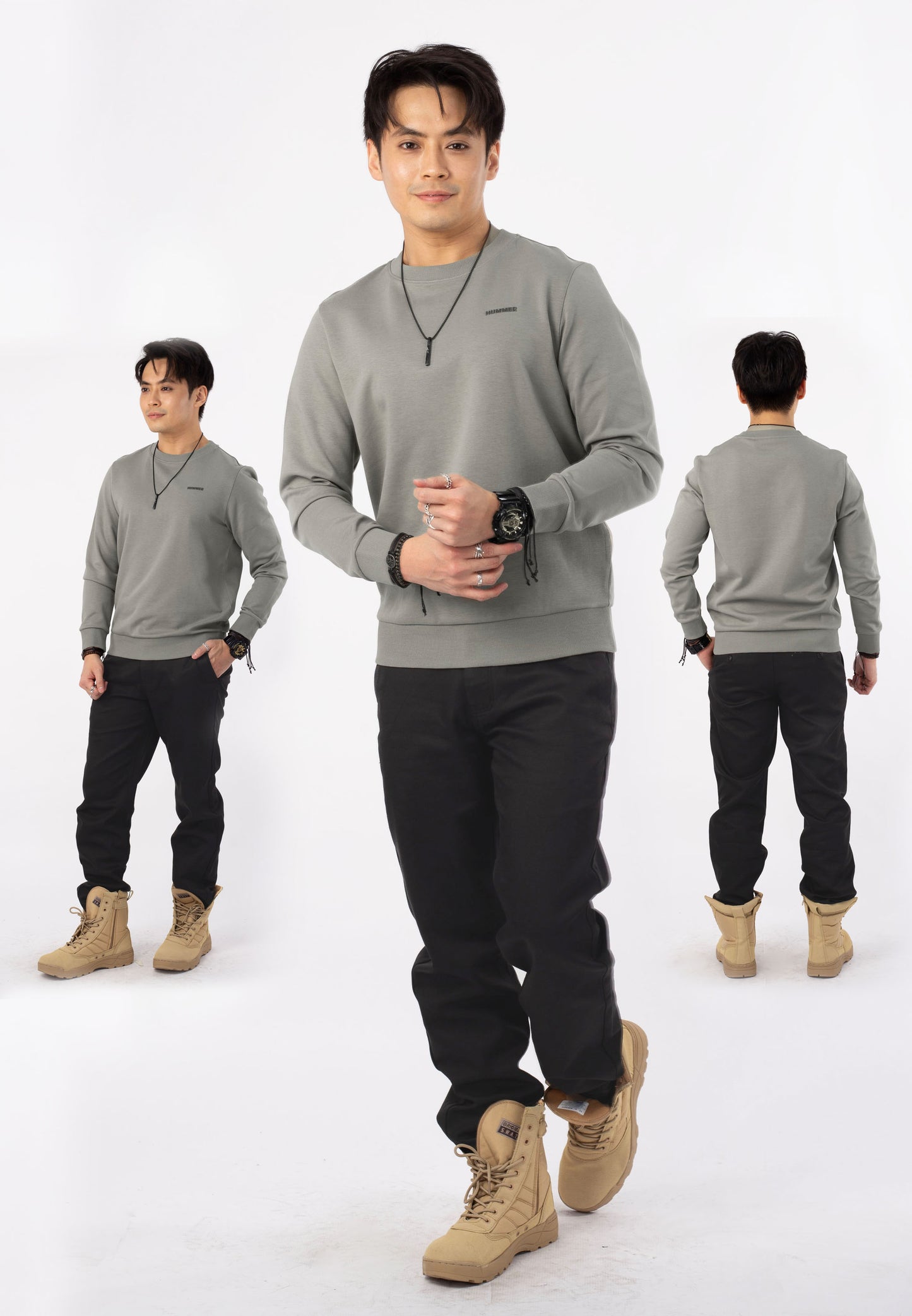 HUMMER LONG SLEEVE SWEATER H0033