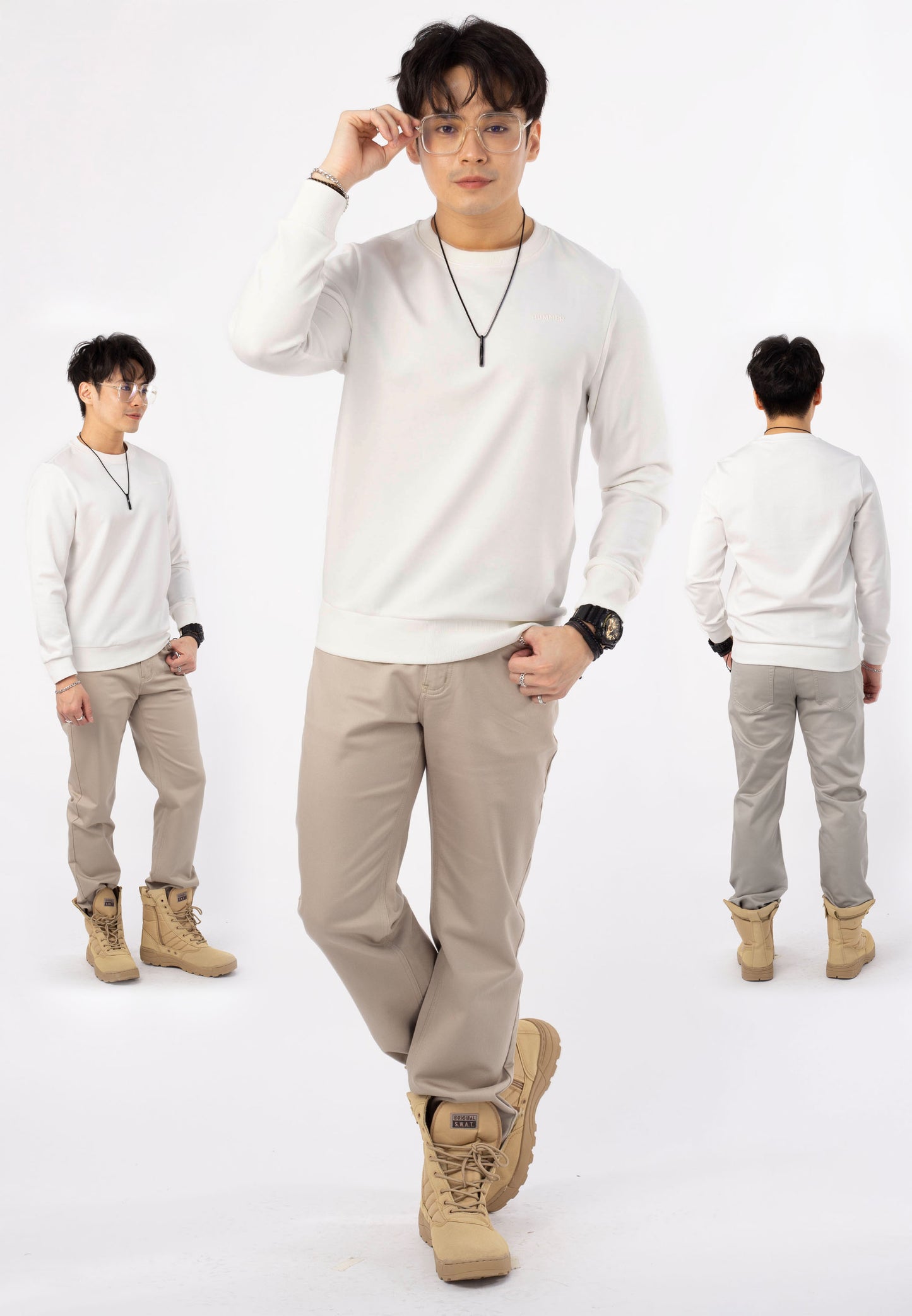 HUMMER LONG SLEEVE SWEATER H0033