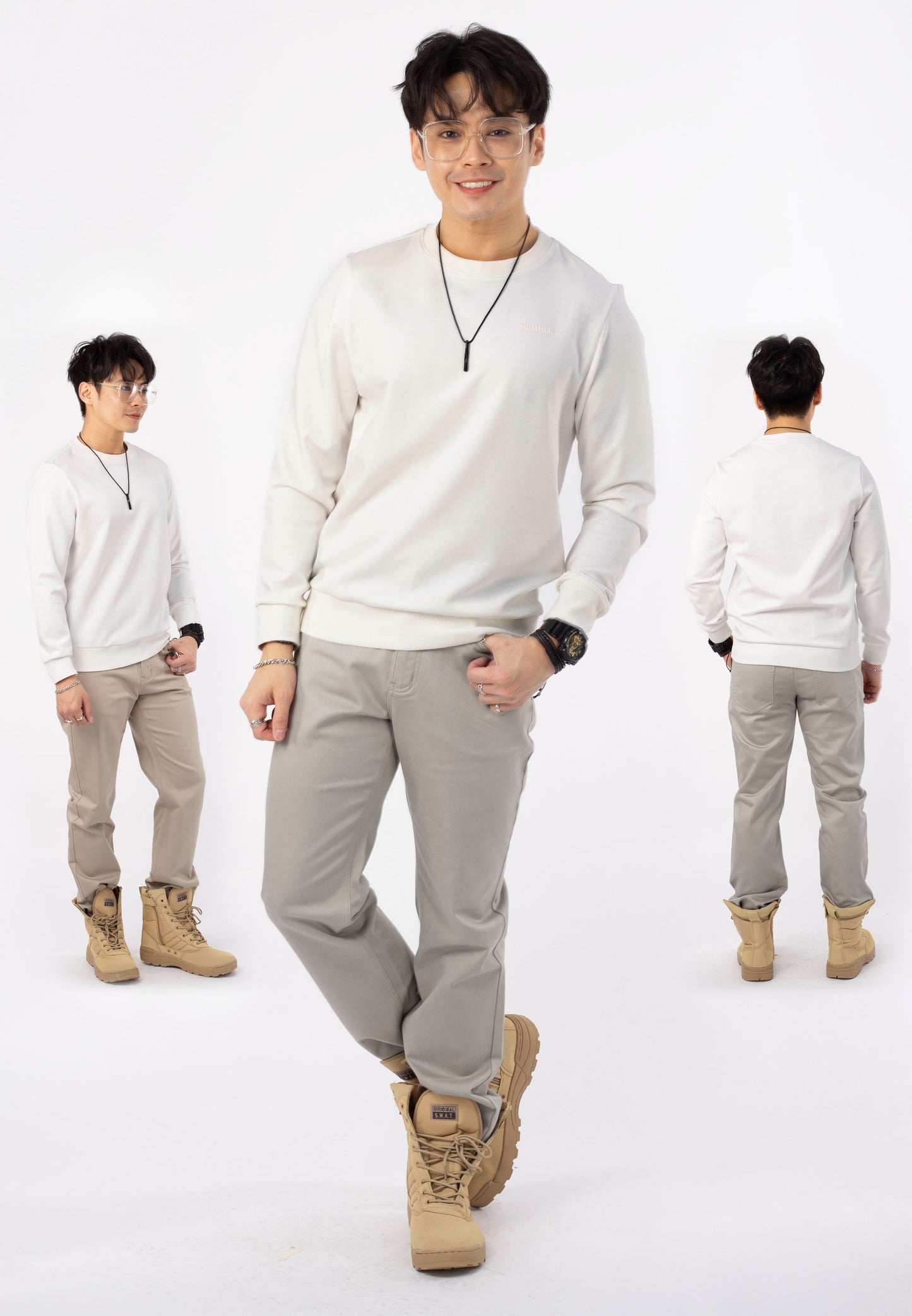 HUMMER LONG SLEEVE SWEATER H0033