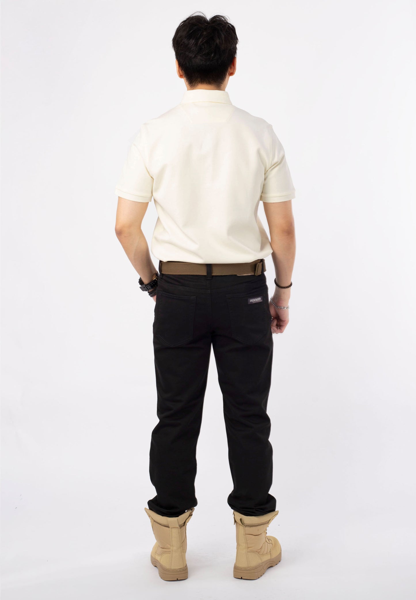 HUMMER SHORT SLEEVE POLO T SHIRT [SLIM FIT] H0030