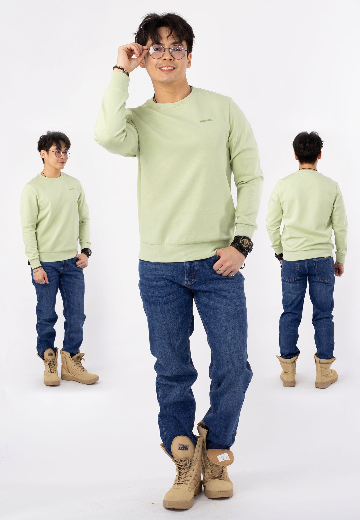 HUMMER LONG SLEEVE SWEATER H0033
