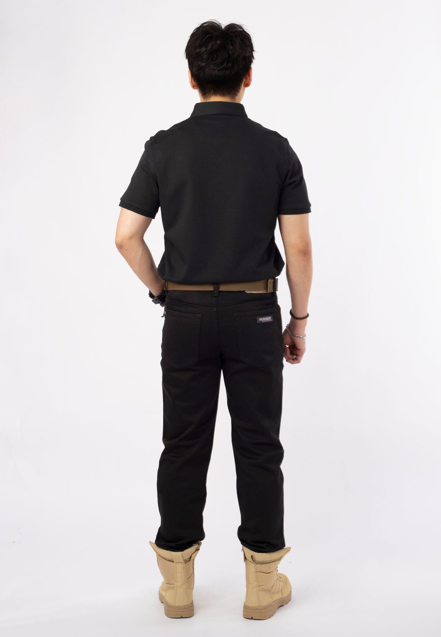 HUMMER SHORT SLEEVE POLO T SHIRT [SLIM FIT] H0030