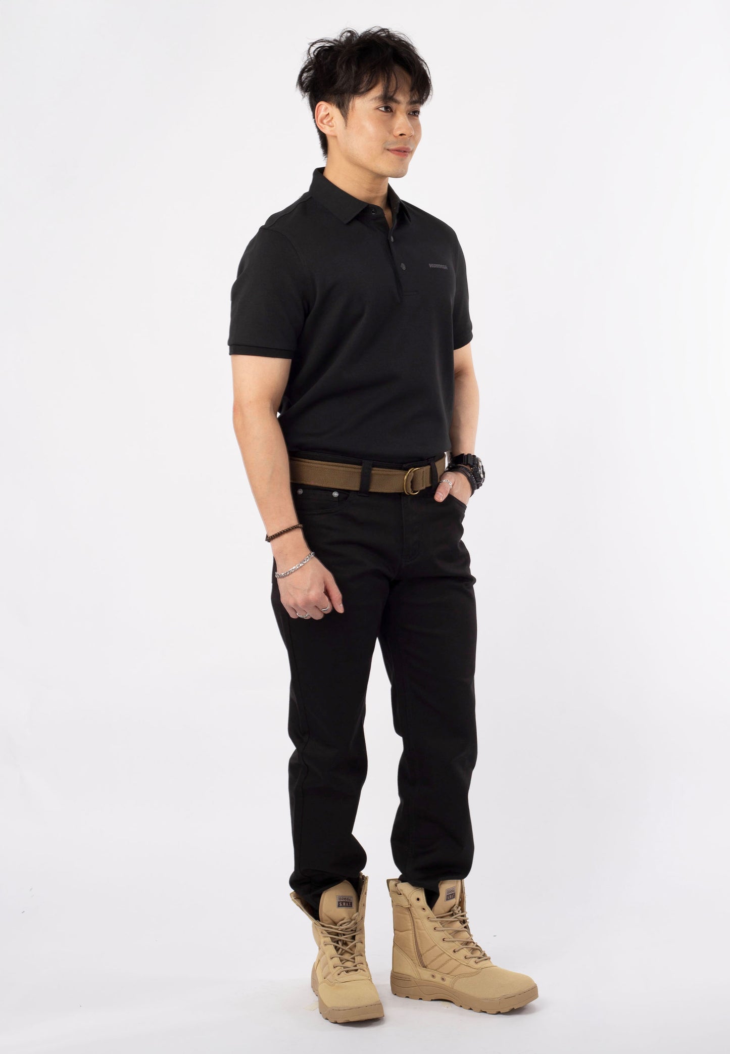 HUMMER SHORT SLEEVE POLO T SHIRT [SLIM FIT] H0030