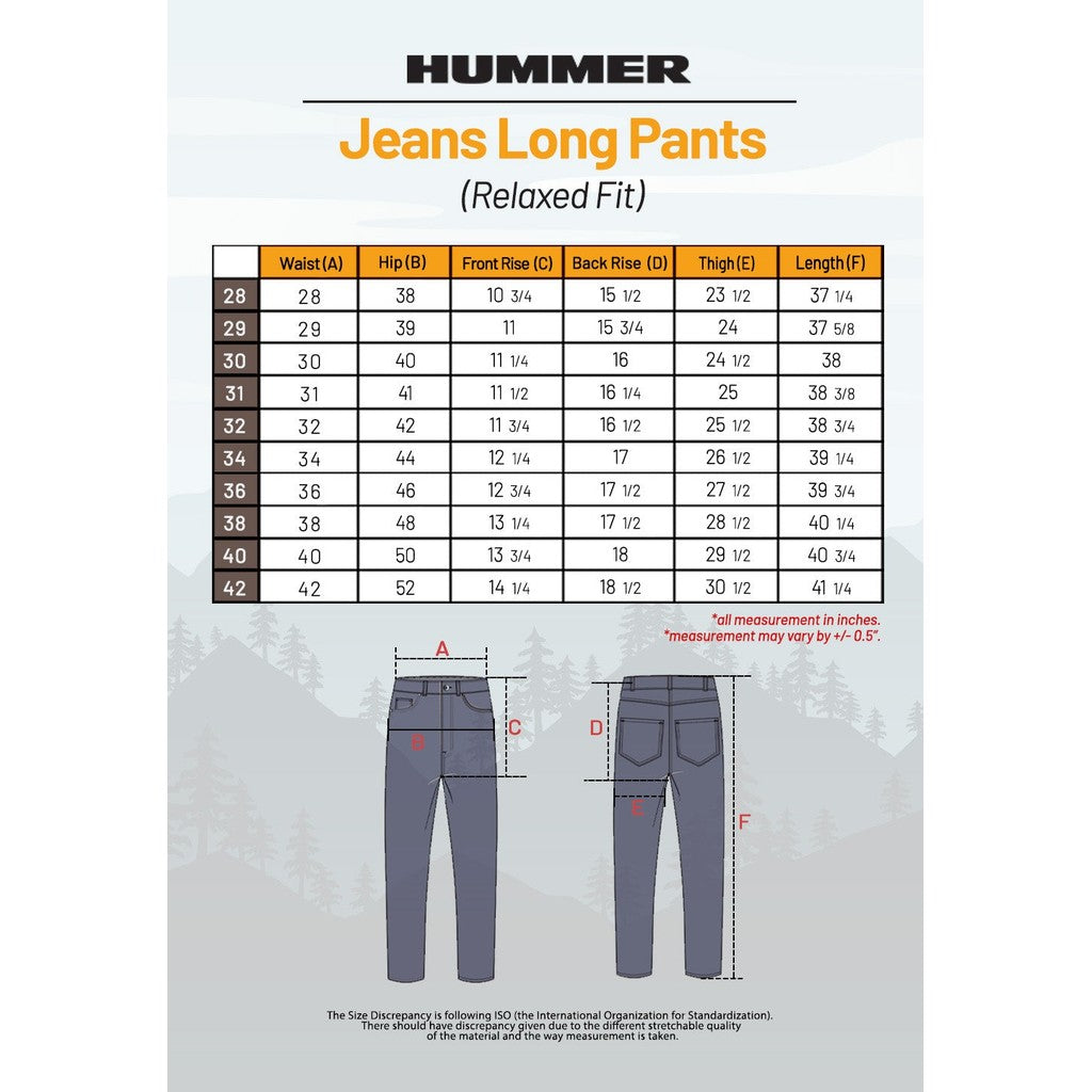 HUMMER JEANS LONG PANTS [RELAXED FIT] H0004