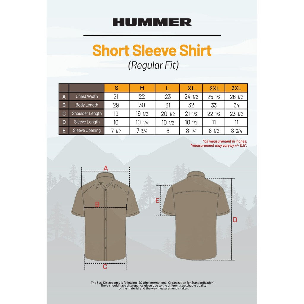 HUMMER SHORT SLEEVE SHIRT [REGULAR FIT] H0003