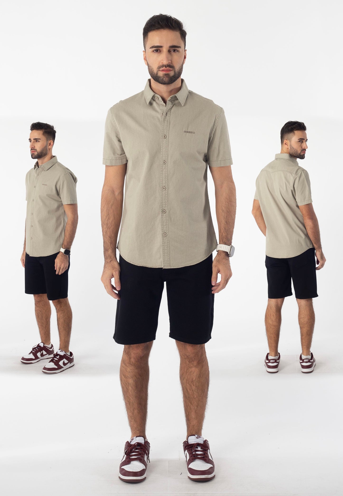 HUMMER SHORT SLEEVE SHIRT [SLIM FIT] H0002