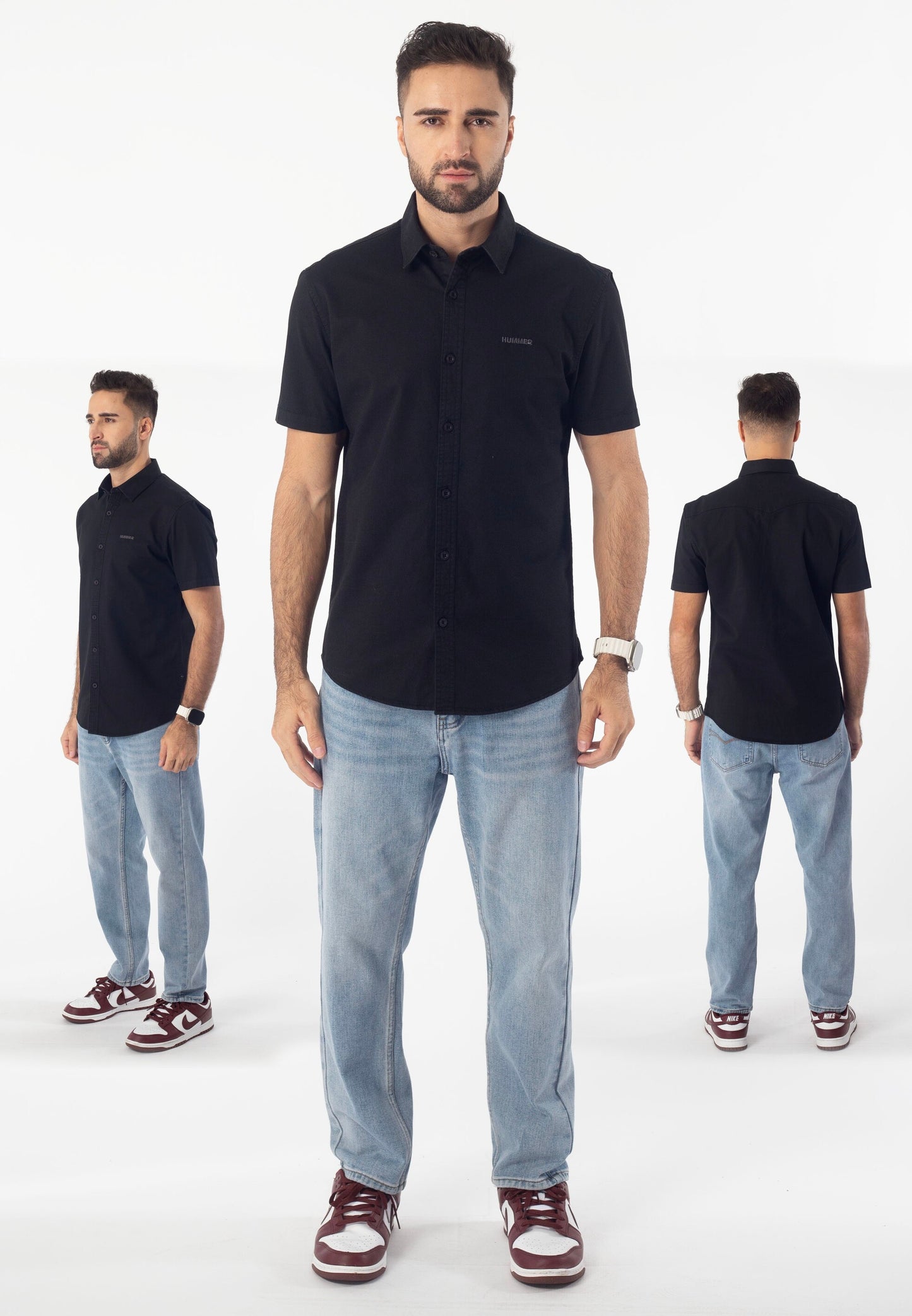 HUMMER SHORT SLEEVE SHIRT [SLIM FIT] H0002