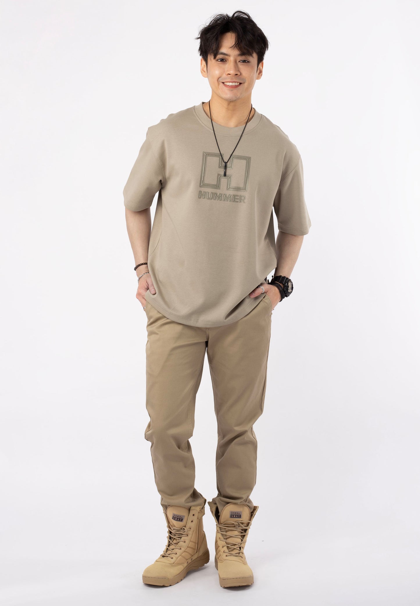 HUMMER SHORT SLEEVE ROUNDNECK T SHIRT [OVERSIZE] H0029