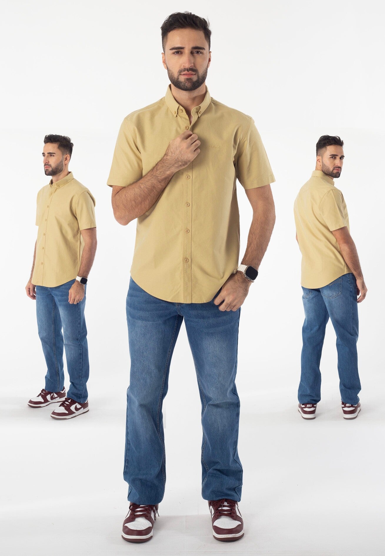 HUMMER SHORT SLEEVE SHIRT [SLIM FIT] H0006