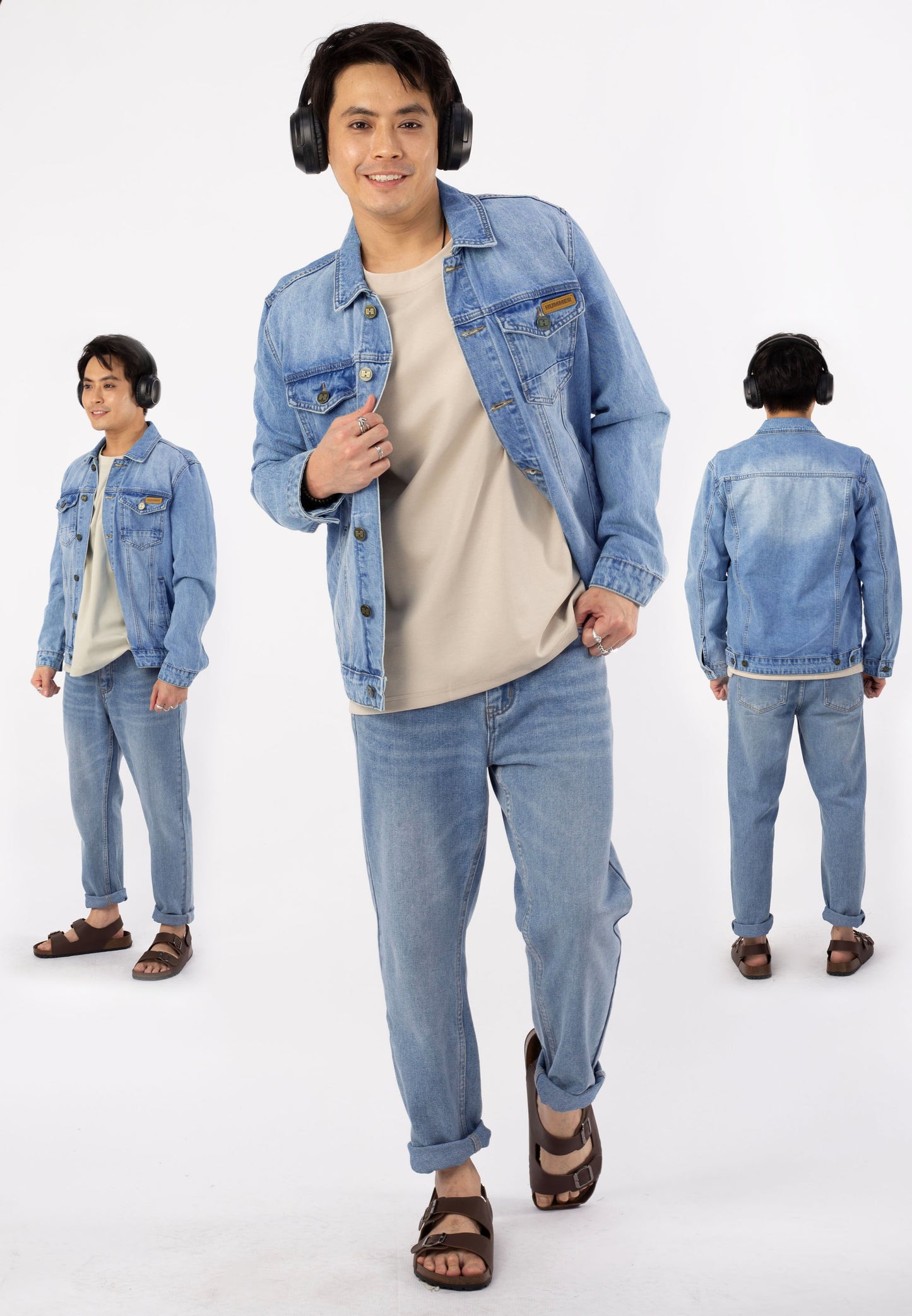 HUMMER LONG SLEEVE DENIM JACKET H0017