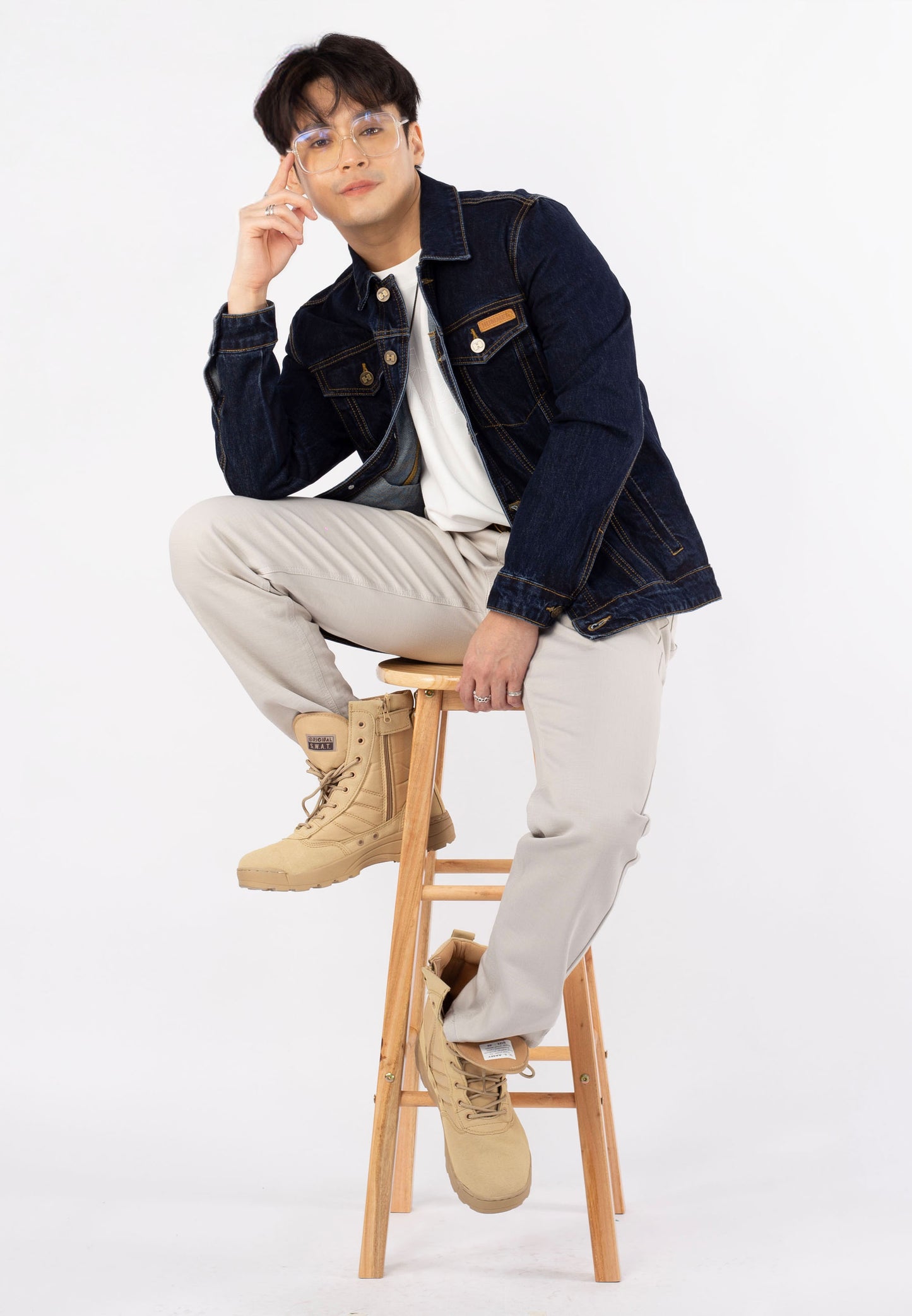 HUMMER LONG SLEEVE DENIM JACKET H0018