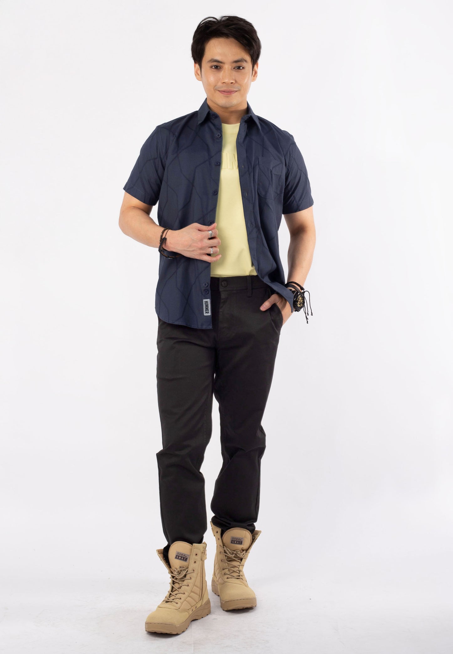 HUMMER SHORT SLEEVE SHIRT [SEMI FIT] H0007