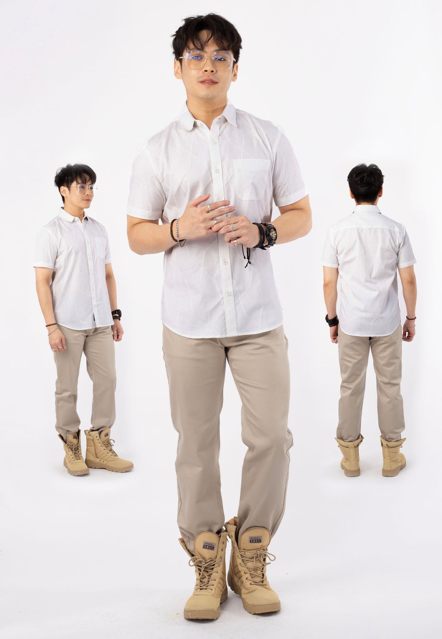 HUMMER SHORT SLEEVE SHIRT [SEMI FIT] H0007