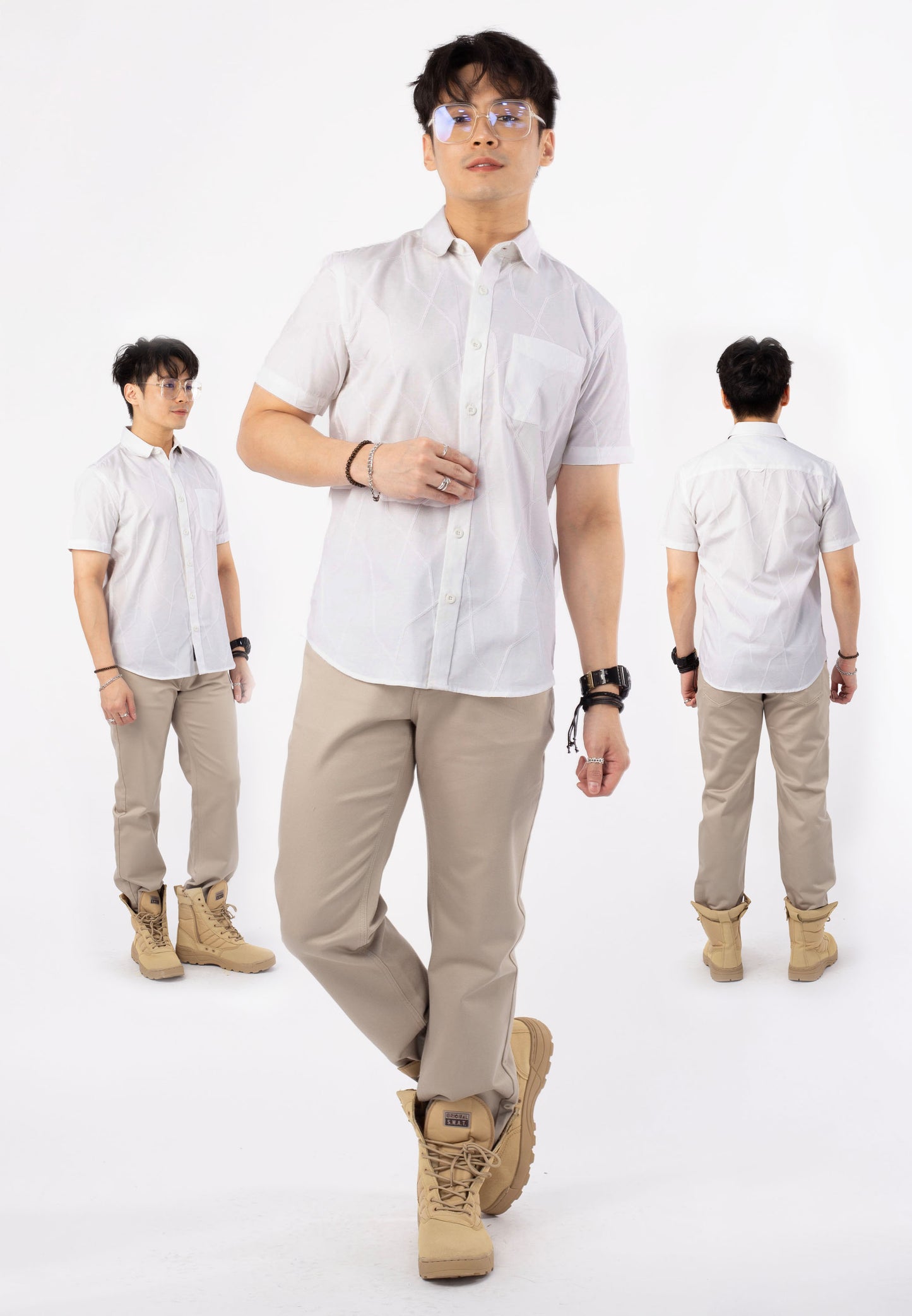 HUMMER SHORT SLEEVE SHIRT [SEMI FIT] H0007