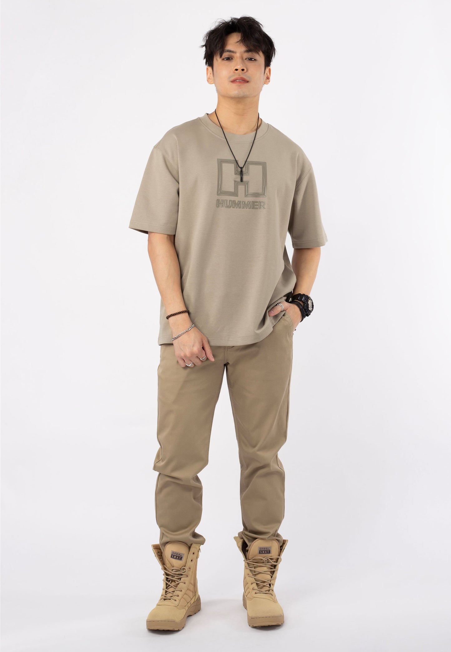 HUMMER SHORT SLEEVE ROUNDNECK T SHIRT [OVERSIZE] H0029