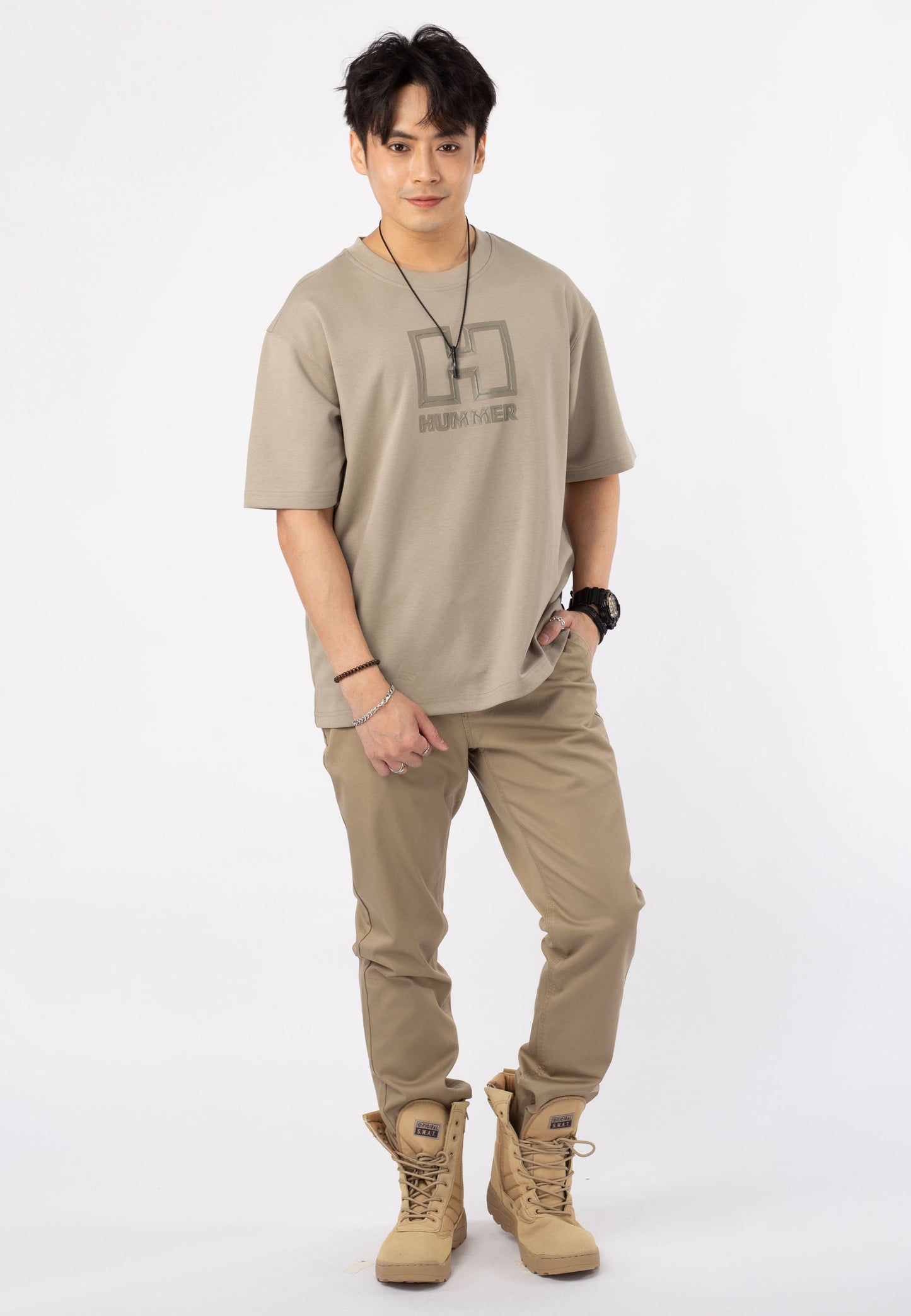 HUMMER SHORT SLEEVE ROUNDNECK T SHIRT [OVERSIZE] H0029