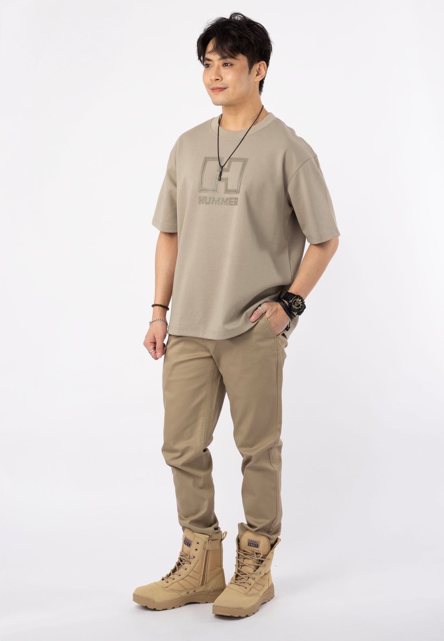 HUMMER SHORT SLEEVE ROUNDNECK T SHIRT [OVERSIZE] H0029