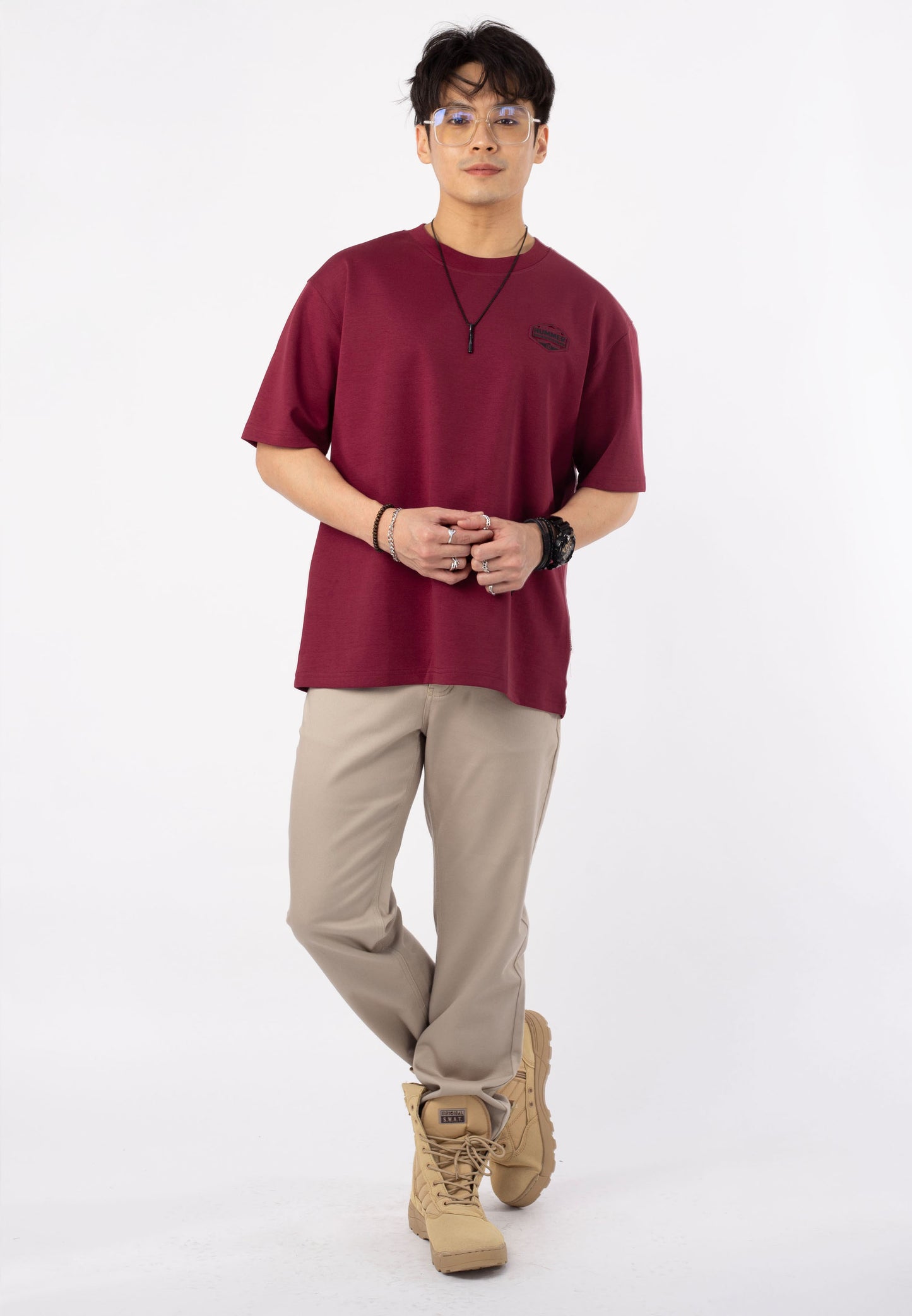 HUMMER SHORT SLEEVE ROUNDNECK T SHIRT [OVERSIZE] H0029