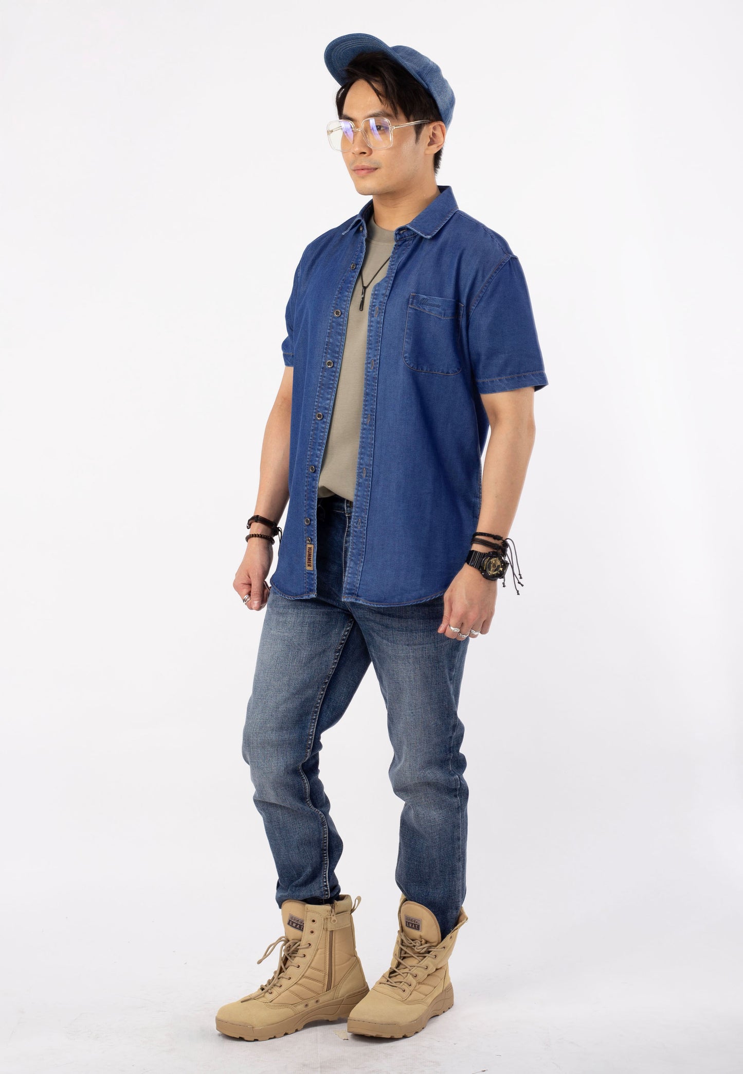 HUMMER SHORT SLEEVE SHIRT [SLIM FIT] H0010