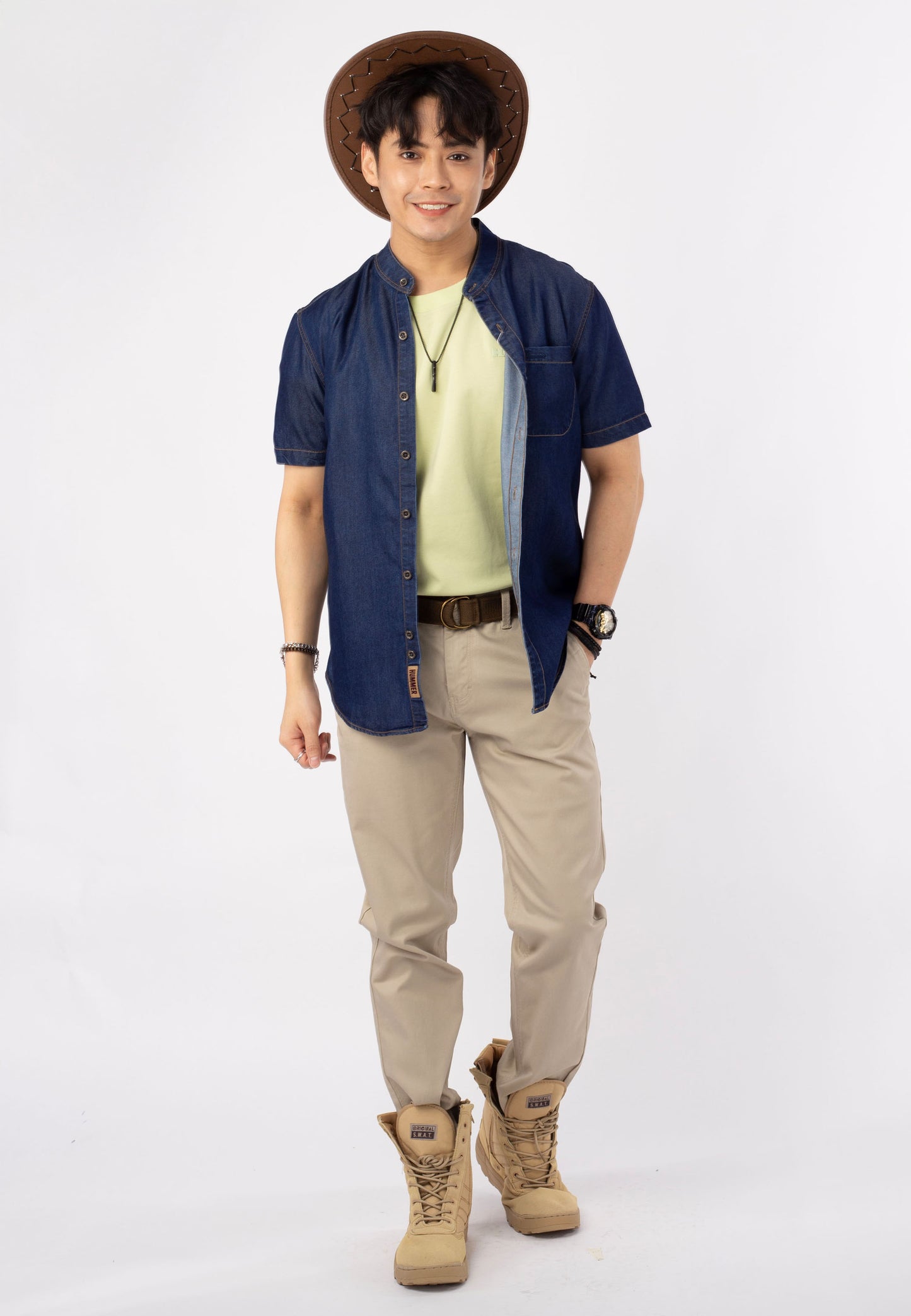 HUMMER SHORT SLEEVE SHIRT [SLIM FIT] H0011