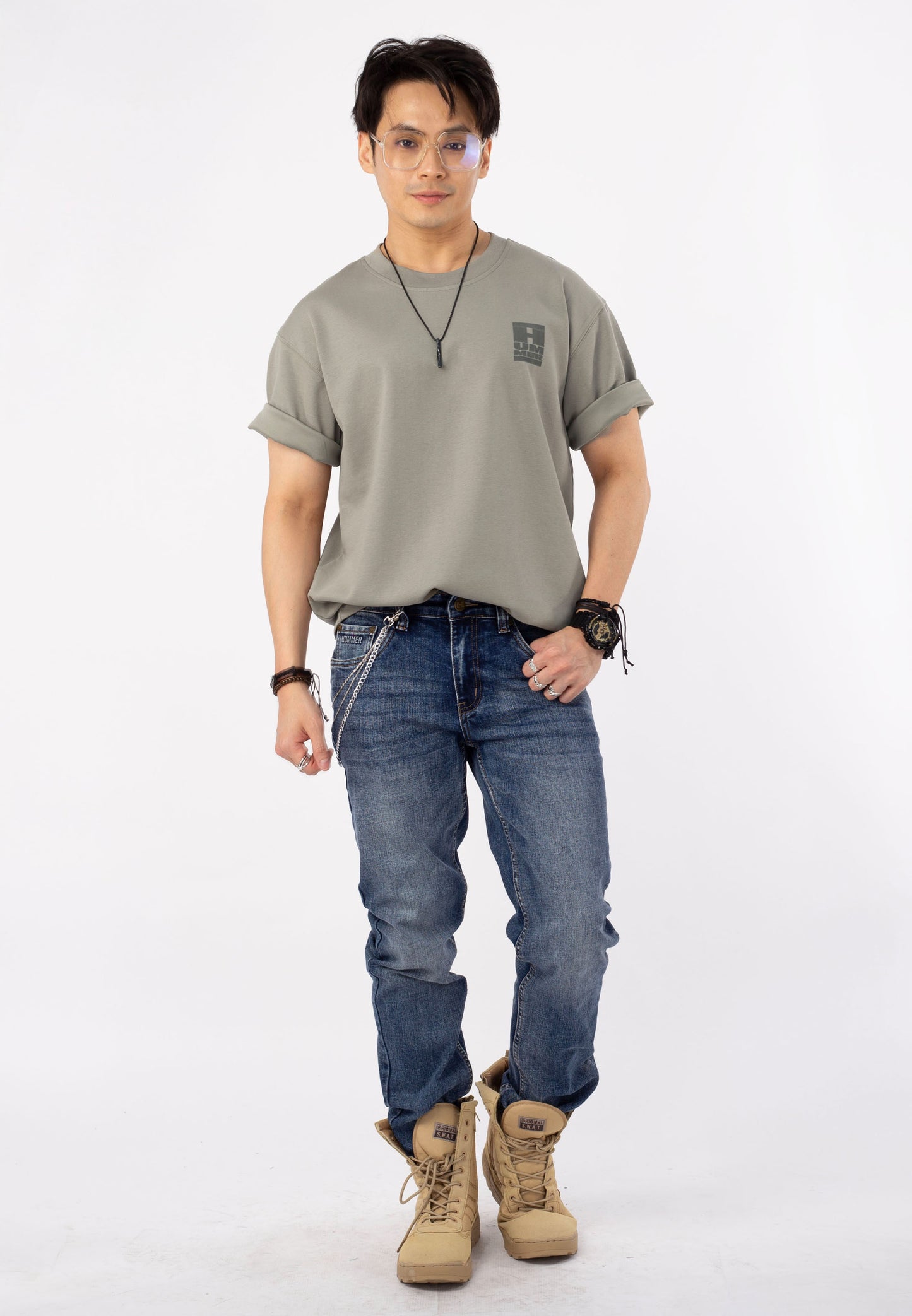 HUMMER SHORT SLEEVE ROUNDNECK T SHIRT [OVERSIZE] H0029